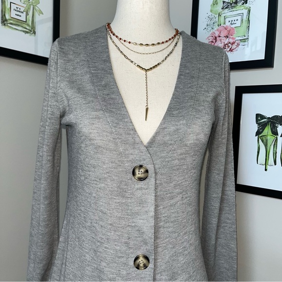🐰 Forever 21 Lightweight Front Button Cardigan Sweater Dress - Picture 6 of 15
